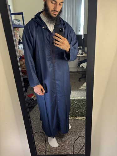 Brand new men blue hooded - new,