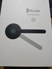 Blusafe Fingerprint Internal Door Lock, Biometric Smart Door Handle(Rose, Black)