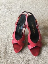 LIPSTICK RED SLINGBACK SHOES