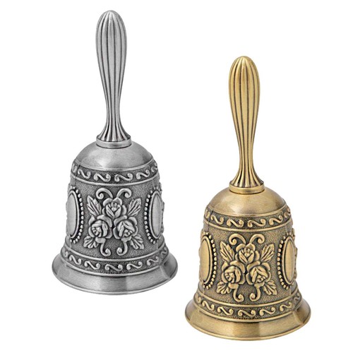 Rustic hand bell service call - hand,