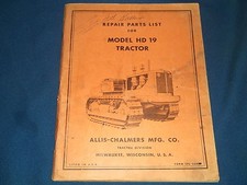 ALLIS CHALMERS HD19 CRAWLER