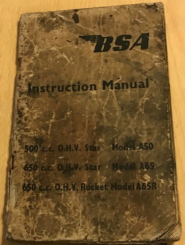 Bsa a50 a65 star - bsa,