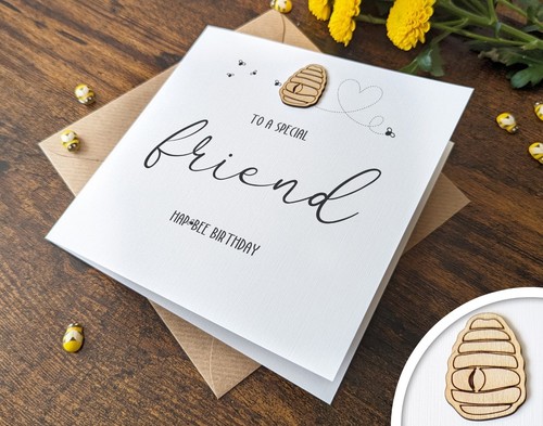 Friend birthday card - friend,