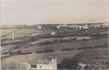 1034 Real Photo Postcard View From Pengersick Castle Praa Sands Cornwall