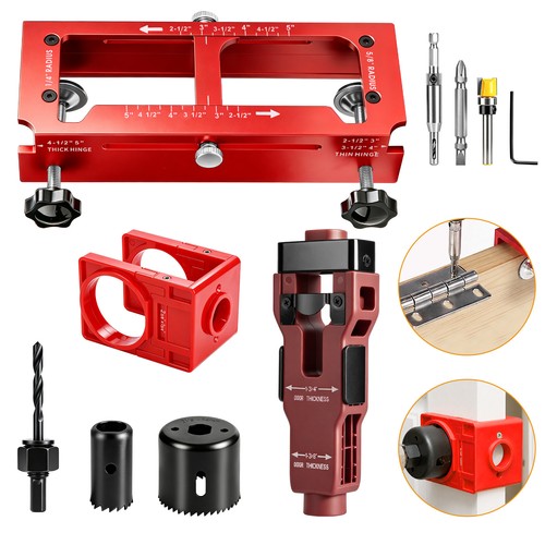 Door hinge installation kit - door,