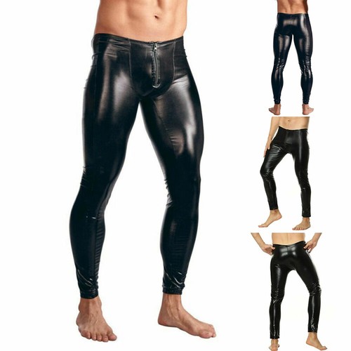 Men leggings pants pu - pants,