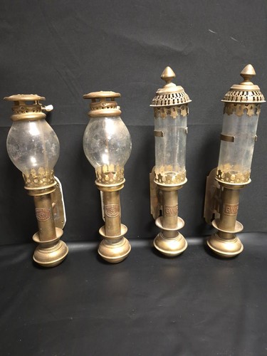 Set vintage brass railway - of,
