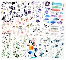 Rub-On Transfer Stickers: 16