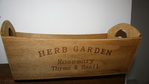 Wooden herb garden - wooden,