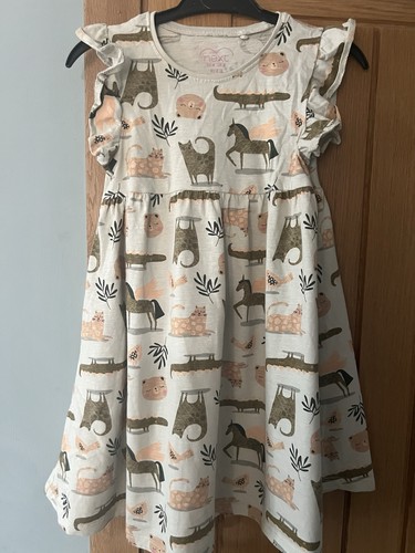 Next girls summer dress 5 - girls, 5-6