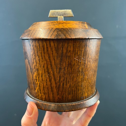 Vintage art deco oak tobacco - deco,
