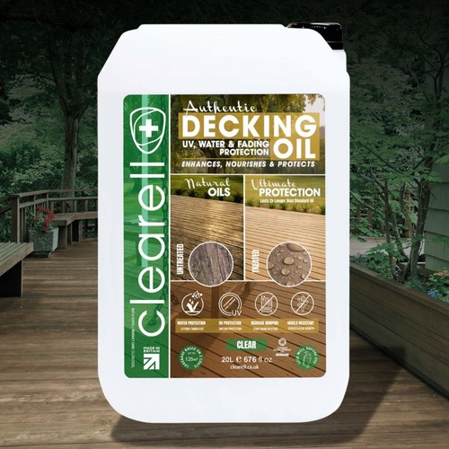 Clearell 20l decking oil - 20l,