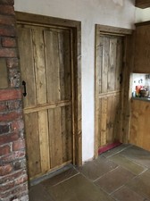 STUNNING OLD CHARM BESPOKE STABLE DOOR + FRAME, ARCS + HARDWARE