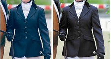 SHIRES LADIES SHOW JACKET HORSE RIDING JUMPING SHOWING DRESSAGE COMPETITION 