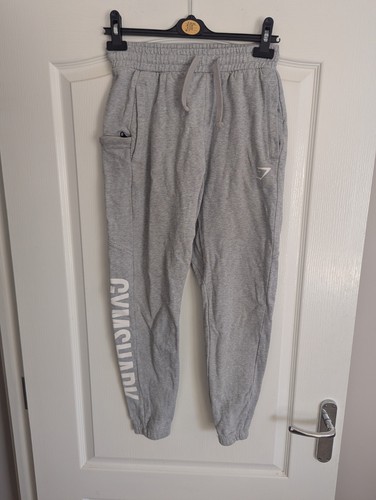 Gymshark grey cotton tapered - gymshark,