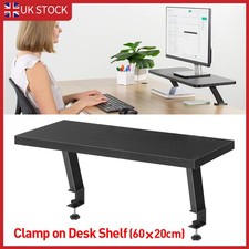 Desk Shelf Monitor Clamp-On