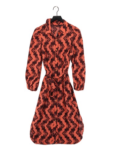 Biba shirt midi dress uk14 - dress,