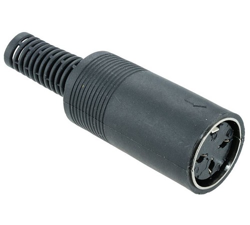 Male female din plug socket - female,