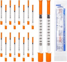 20 Pack 0.5ml/CC Syringes with