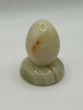 Miniature Onyx Egg With Stand