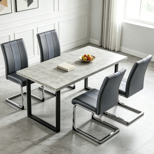 Wooden dining table - dining, set