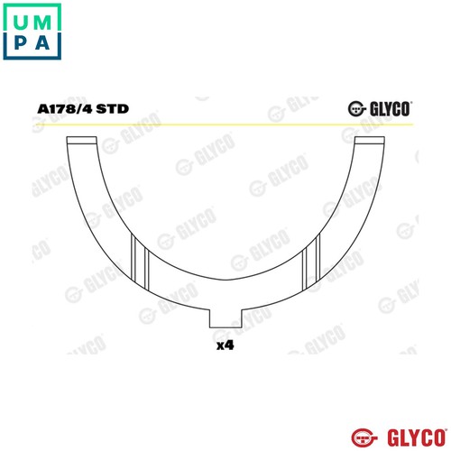 Thrust washer crankshaft - washer,