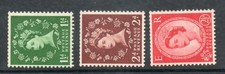 1952 - 54 Sg 517a-519a Tudor
