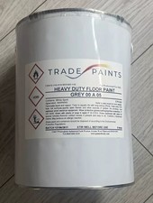 Trade Paints Heavy Duty Floor Paint Grey  00 A 05 5L – Garage Concrete Workshop