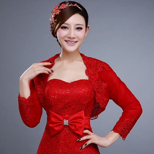 Lace women bolero cape coat - lace,