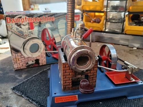 Wilesco steam engine boxed - wilesco, d6