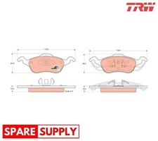 BRAKE PAD SET, DISC BRAKE FOR
