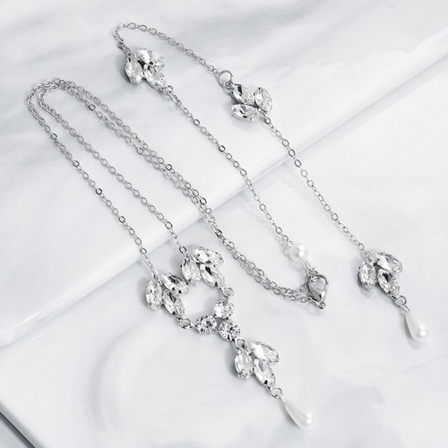 Crystal jewelry bridal - bridal, wedding