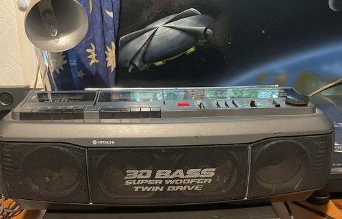 Hitachi trk 3d40e boombox - hitachi,