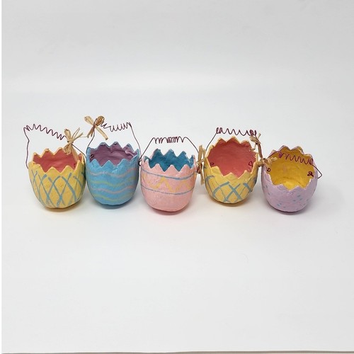 Set vintage paper mache - set,