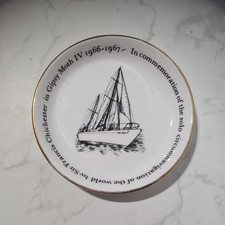 Sir Francis Chichester Gipsy Moth Solo Circumnavigation Commemorative Pin Dish