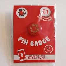 Comic Relief Red Nose Day Pin