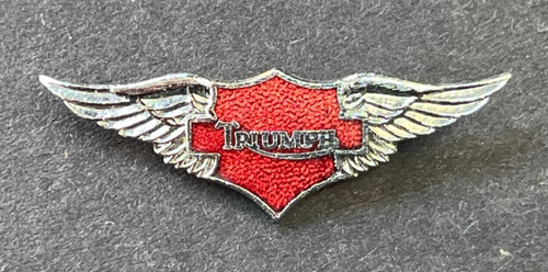 Motorcycle pin badge - badge, triumph