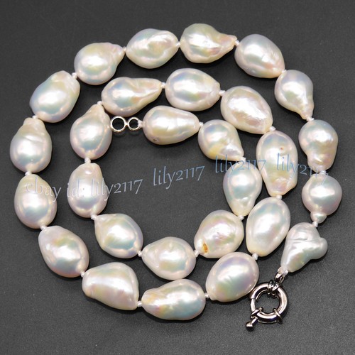 Large 16mm natural luster - 14-16mm,