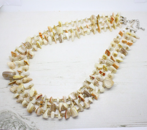 Vintage cream white brown - cream,