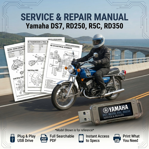 Yamaha ds7 rd250 r5c - r5c, rd350