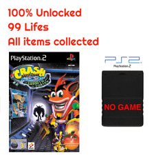 Crash Bandicoot The Wrath Of Cortex Save PS2 Memory Card Unlocked 100% Completed