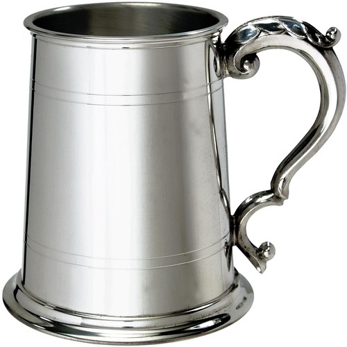 Pewter tankard pint plain - pewter,