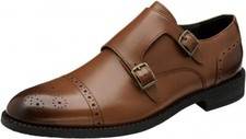 Mens Frank Wright Tan Leather