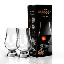 The Glencairn Official Whisky Nosing Glass - Set of 2 (Twin Pack, Gift Carton) 