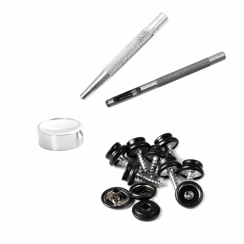 Screw press studs - press,