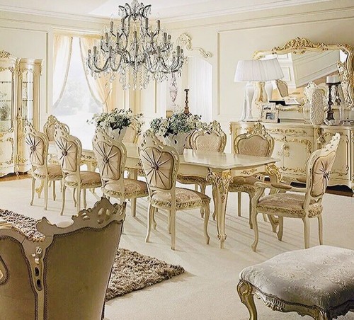 French style rococo dining - style,