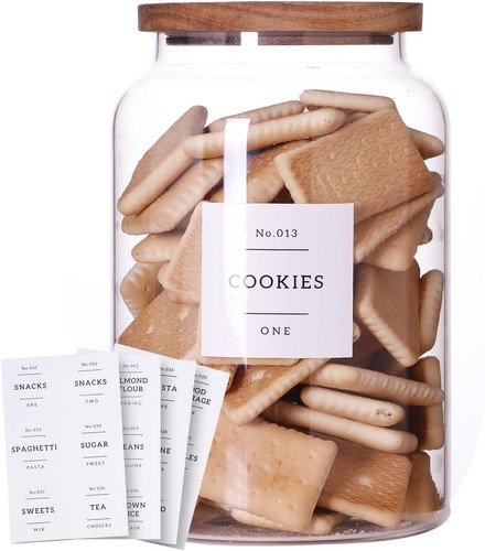 Gallon large glass cookie - gallon,