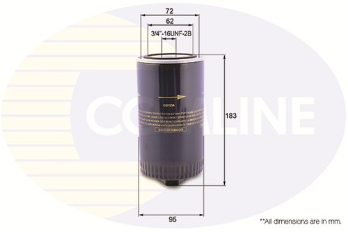Comline eof054 oil filter for - comline,