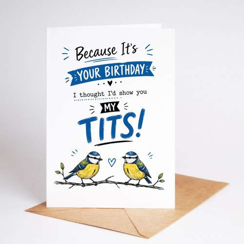 Funny birthday card rude - funny,