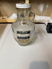 Vintage SPEAS Glass Vinegar